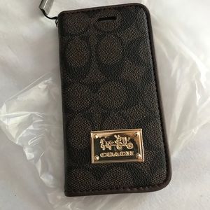 IPhone 7 coach wallet case NWT